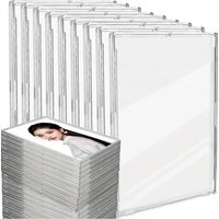 Thickened Acrylic Card Holder Acrylic Transparent Kpop Photo Card Sleeves Detachable INS Idol Protective Case Bag Supplies