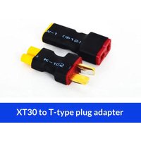 ćYć1Pcs Car Plane Helicopter Quadcopter Lipo Battery RC Parts XT60 Male/Female To Deans Plug T Female/Male Connector Adapter