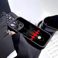 Anime Black Clover Phone Case For IPhone 17 Pro Max 15 Pro 16 14 Plus 12 13 Mini 11 Pro Shockproof Soft Cover
