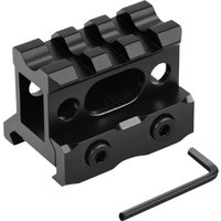 3 Slots Picatinny Rail Riser Mount 1" High Profile Picatinny Riser Mount Short Pic Rails Accessories for Optic Red Dot Risers