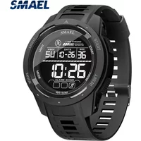 SMAEL 8105 Waterproof Watch Digital Light Stopwatch Watch for Men Digital Watches Sports LED Wristwatches Men's 50m