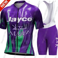 AliExpress NONE Jayco Alula Team 2026 Cycling Jersey Set Summer Bicycle Clothing Road Bike Shirts Suit Bicycle Bib Shorts MTB Ropa Maillot