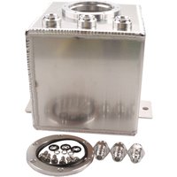 2L Billet Aluminum High Flow Swirl Fuel Surge Pot Tank with AN6 Fittings for 044 External Fuel Pump44 External Fuel Pump