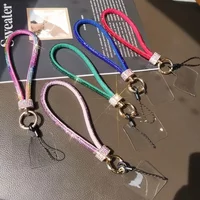 New Mobile Phone Lanyard Wrist Chain Luxury Rhinestone Hanging Chain High-end Short Rhinestone-encrusted Bracelet Anti-lost