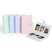 Portable 3 Inch Photo Album 108 Sheets for Fujifilm Instax Mini 12 for Collection Green Pink Ticket Card Collection Book