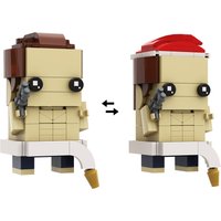 MOC Die Hard Movie Bruce Willis Figure Building Blocks Sets Fox Plaza Explosion Lighted Scene Construct Brick Toy Christmas Gift