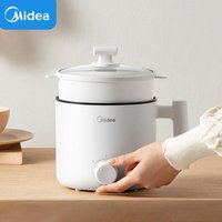 Midea Electric Rice Cooker Stainless Steel Cooking Machine 1.2L Single/Double Layer Hot Pot Multifunction Rice Cooker For Home