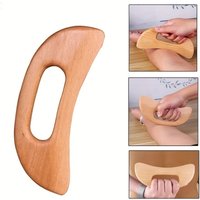 1 Piece of Wooden Gua Sha Massage Tool, Suitable for Manual Body Gua Sha Board Use