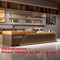 custom.Catering Coffee Shop bar Counter Milk Tea Shop Clothing Store Corner Cashier Company Front Desk Reception Desk Customizat