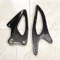 For YAMAHA YZF R1 R1M 2015 2016 2017 2018 2019 2020 2021 2022 2023 2024 2025 Motorcycle Carbon Fiber Rearsets Heel Guards Plates