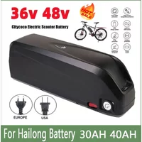 Hochwertige 48V Brandneue Original 20Ah 30Ah 40Ah Hailong Batterie für Bafang BBS02 BBS03 BBSHD Motor +BMS Anpassbarer Stecker