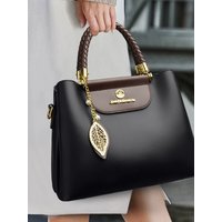 Fashionable Large Capacity Leather Cowhide Women's Shoulder Bag 2026 New Style Handbag Crossbody Bag for Mothers