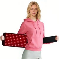 Red Light Infrared Light Therapy Waist Belt 120 LEDs Body Wrap Massage Pad 660nm 850nm Beauty Health Waist Belt
