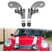 Stainless Steel Car Front Grille Spot Light Fixing Bracket For-BMW Mini R50 R52 R53 2001-2007