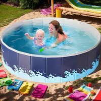 Non-inflatable Swimming Pool Wear-Resistant Foldable Swimming Pool Swim Tool Family Pool Foldable Outdoor Large Swimming Pool