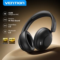 Vention ANC Over Ear Headphones -45dB Noise Cancelling Headsets Bluetooth 6.0 Hi-Res LDAC Earphones 5-Mic 40mm Driver 73H Play