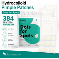 384pcs Hydrocolloid Acne Pimple Patch, Hydrocolloid Spot Stickers, Covering Zits and Defect