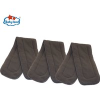 Babyland – couche-culotte pour adulte, avec insertion My Choice, absorbants de charbon de bambou, 4 couches pour adultes, doublures en carbone de bambou