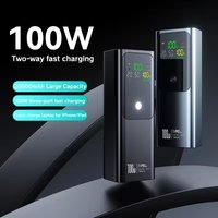PD100W 20000mAh Large Capacity Power Bank Two-way Fast Charging Portable Powerbank Laptop External Spare Battery for Macbook