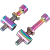 AliExpress DEEMOUNT M5x30/40mm Seatpost Bolts Titanium Alloy Bicycle Saddle Fastening Screws M4 Hex Slot CNC-machined TC4 Ti MTB Road Bike Parts