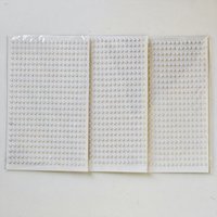 78 Pieces of 3-Dimensional Pearl Chain Diamond Stickers in Off-White Color, Suitable for Handmade Decoration and Stage Makeup