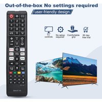 Replacement Remote Control for Samsung Smart 4K UHD LED LCD TVs, Builtโin Netflix, Prime Video, Hulu, Disney+ Hotkeys, No Setup