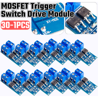 30-1PCS DC 5V-36V PWM Motor Speed Controller MOSFET 15A/30A High Power MOSFET Switch Module for LED/Motor/Pump Control 0-20KHz