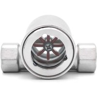 1/4" 3/8" 1/2" 3/4" 1" 1-1/2" 2" BSPT Female Carbon Steel 304 Stainless Window Sight Glass Flow Indicator With Impeller