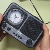 Portable Vintage FM AM SW Radio Retro Clock High Sensivity Radios Receiver Wireless Bluetooth Speaker Support USB Battery/AC220V