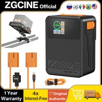 ZGCINE ZG-X99 V-Mount Battery 99.9Wh 6750mAh with V-Lock Battery Plate Dummy Battery Cable for Camcorders LED Light Cameras