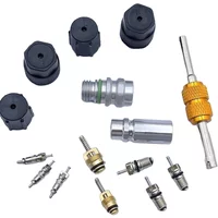1 Set R134A Car A/C Core Valves Auto Air-Conditioning Assortment Kit High-Pressure Side A/C Service Valves For R12 R22 R134 Part