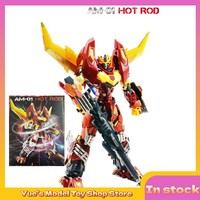 【In Stock】Transformation Toys AM01 AM-01 Rodimus Hot Rod Steel Machine God Movable Robot Doll Model Toy Collection Gift