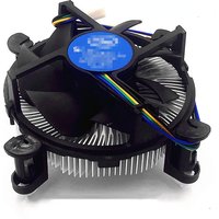 CPU Cooler Aluminum With 3.5-Inch Fan, 4-Pin Connector For Office PC Computer Intel Core I3/i5/i7 Socket 1150/1155/1156