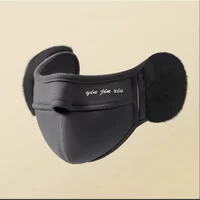 AliExpress NONE Winter Windproof Face Mask,Reusable Lined Shield with Ear Protection,Breathable Cold Weather Riding Gear for Outdoor