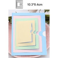 Rectangle Background 2022 New Arrival Metal Cutting Dies Decoration Scrapbooking Paper Craft Knife Stencils Art Embossing