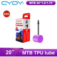 23g CYDY TPU Fahrrad-Schlauch 20' 406 20x1.0 1-1/8 1-1/4 1.25 1.35 1-3/8 1.5 1.75 Ventil 45/65mm BMX Fahrradreifen