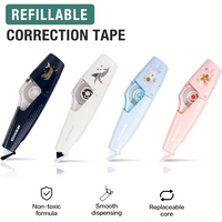 KHINSUN Correction Tape with Refill Pen Style White Out Corrector