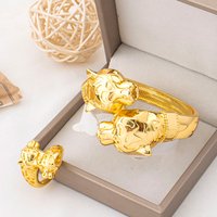 Bracelets Woman Stainless Steel Bangle Ring Jewelry Set Leopard Lion Design 2026 Fashion Jewelry and Accessories Sale Jewelry