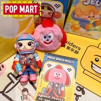 Genuine Pop Mart Mega Space Molly 4th Anniversary Series Blind Box Pvc Collectible Model Action Figure Decoration Birthday Gifts