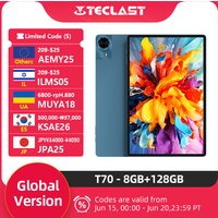 Teclast T70 14" 2.2K Display Android 15 Tablets MTK Helio G100 Max 20GB RAM 128GB ROM 10000mAh Battery 18W 4G LTE Global Version