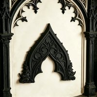 Cross-Border Gothic Arch Tracery Wall Decor for Dark Retro Home Wall Decoration