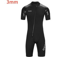 Mens Womens 3mm Short-sleeved Wetsuits Diving Surfing Suits Snorkeling Kayaking Spearfishing Freediving Swimming Full Body