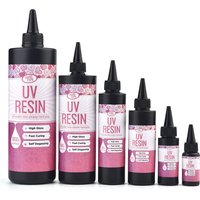 UV Resin Glue Transparent Epoxy Resin UV Glue Ultraviolet Curing Quick Drying DIY Resin Jewelry Making Supplies Tools UV Lamp