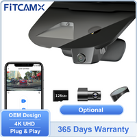 4K Perfect OEM Look Dashcam for Ford Mustang 2015-2026 & Mustang Mach-E 2021-2025, FITCAMX 2160P Car Driving Camera has WIFI APP