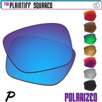 EZReplace Polarized Replacement Lenses for Oakley Plaintiff Squared OO4063 - 63mm Sunglasses - Multiple Options