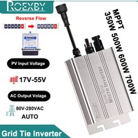 MPPT 300W 350W 500W 600W 700W Solar Grid Tie Inverter PV Modular Smart Micro Limiter Inverter System DC to AC Output 120V/230V
