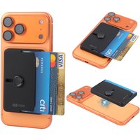 XDcase Side-Push Magnetic 3-Card Holder For iPhone / Galaxy & More Credit Cards Bag