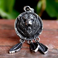 new stainless steel Amulet Viking Slavic God Symbol Warding Veles Bear Paw feather Pendant Necklace Jewelry