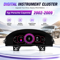 12.3" Digital Instrument Cluster For Porsche Cayenne 2002-2009 LCD Dashboard Virtual Cockpit Speedometer With Wireless CarPlay