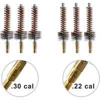 .30Cal .22Cal Gun Cleaning Bronze Bore Brush 8-32 Thread Steel Chamber Brush for Pistol Rifle Cleaning Kit Gun Maintenance